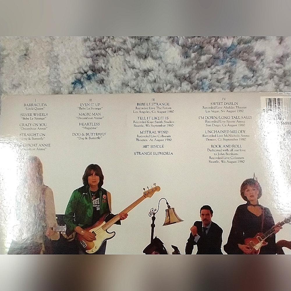 Heart Greatest Hits / Live Vinyl Record LP Album - Picture 8 of 12